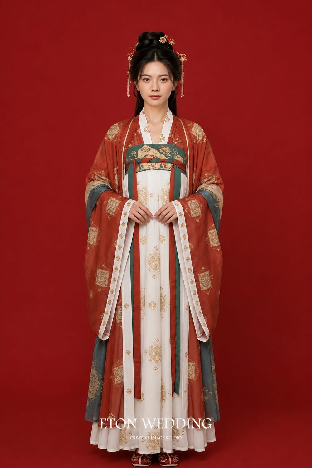 中式禮服,秀禾服,新中式禮服,漢服,漢婚服,龍鳳褂
